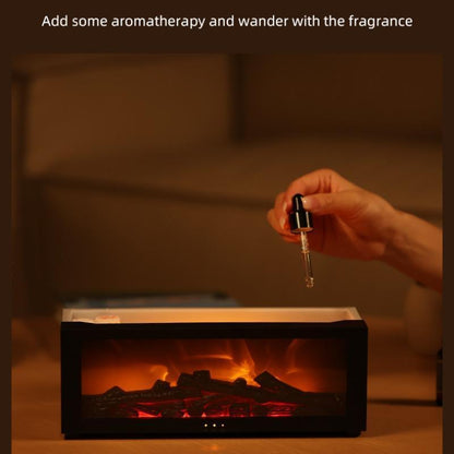 The Fireplace Diffuser: Cozy Flame Humidifier & Essential Oil Diffuser